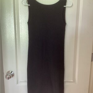 NWOT Ralph by Ralph Lauren Black Sleeveless Sweater Mini Dress